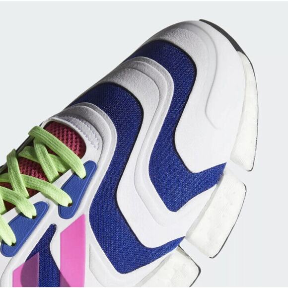 Adidas CLIMACOOL VENTO Men's‎ Sz 5.5 Cloud White Shock Pink Signal Green FX4731 - Picture 7 of 10